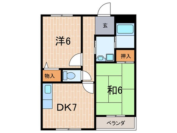 ソレ-ユ神垣の物件間取画像